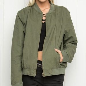 Brandy Melville Kasey Bomber Jacket